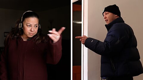 Squatter standoff captured on camera in Queens