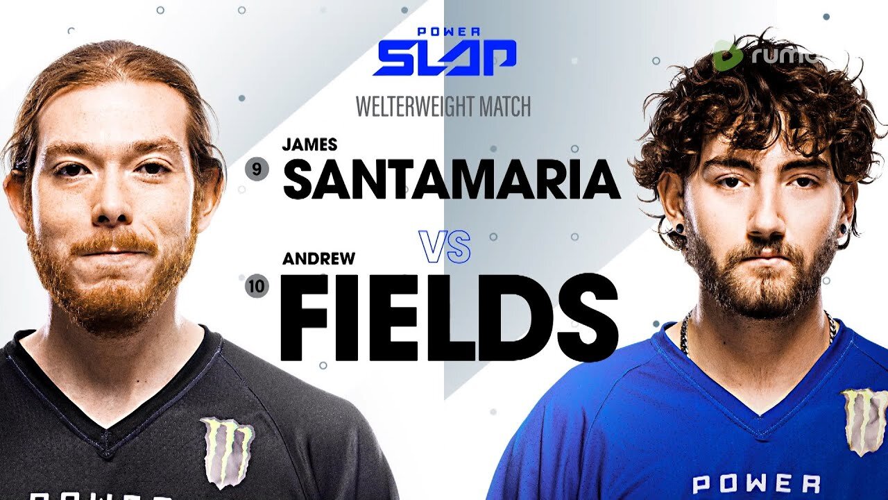 Power Slap Free Match: James Santamaria vs Andrew Fields