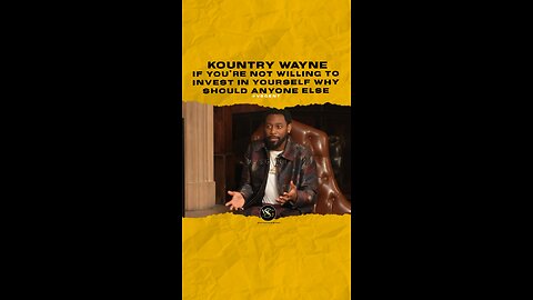 @kountrywayne If you’re not willing to invest in yourself why should anyone else