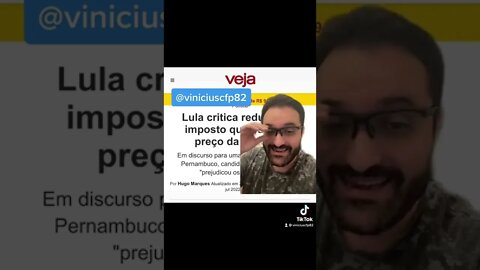 ATO FALHO? Lula deixou claro que o povo não é a sua prioridade
