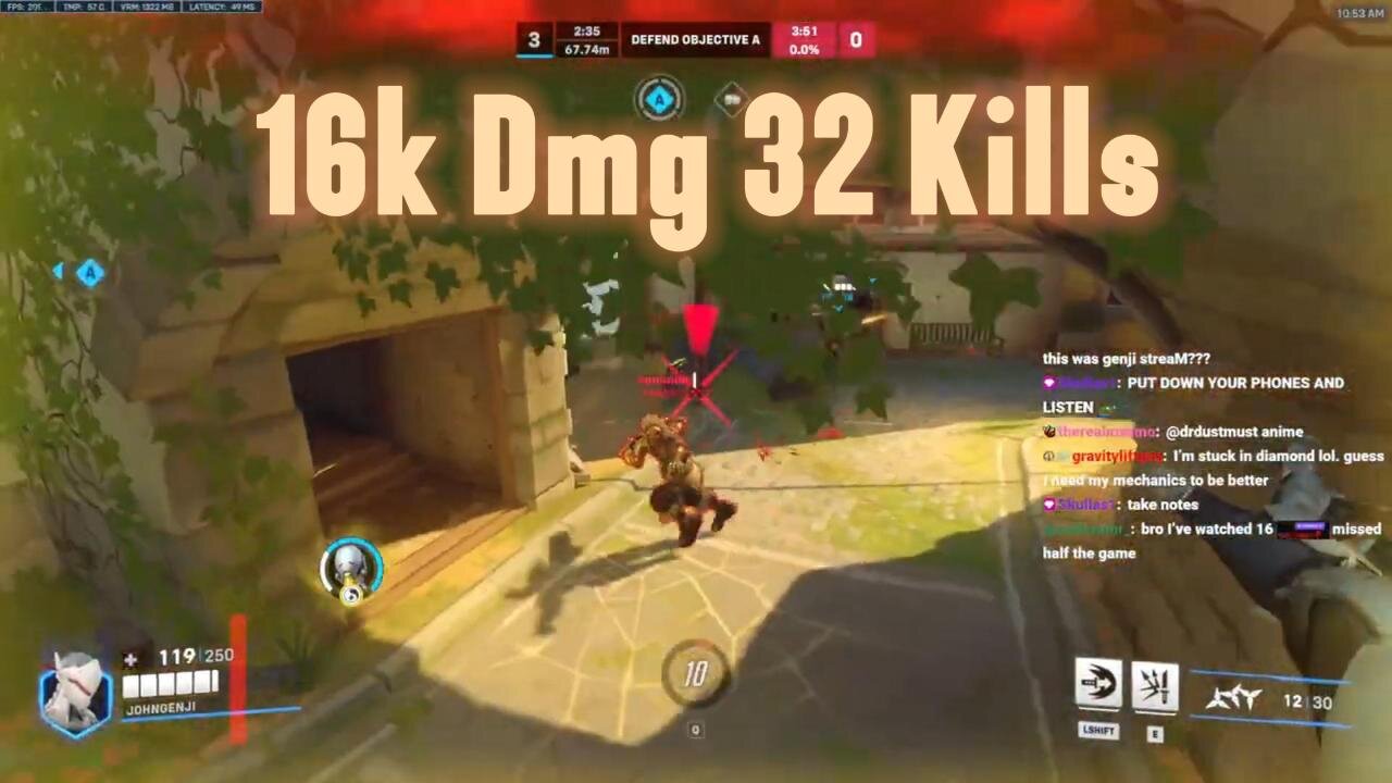 Necros Genji Masterclass: POTG with 16K DMG & 34 Kills