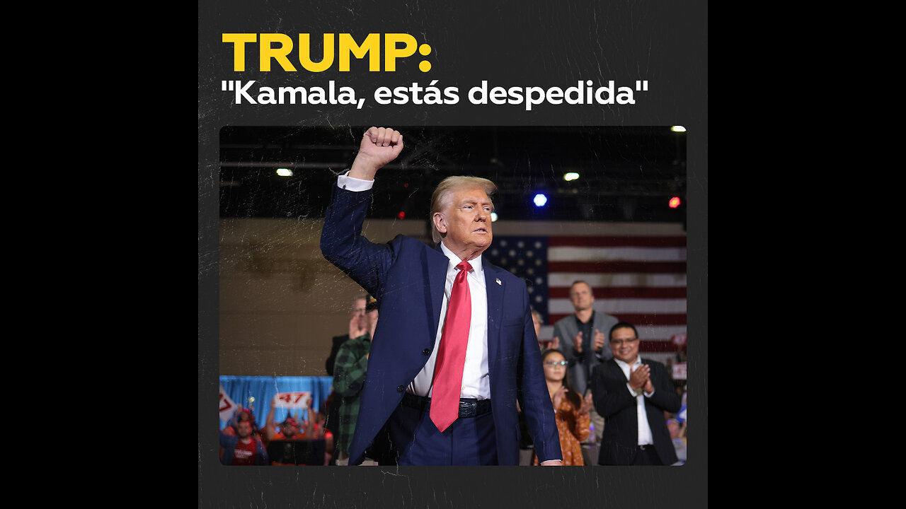 Trump arremete contra Kamala Harris en un acto de campaña