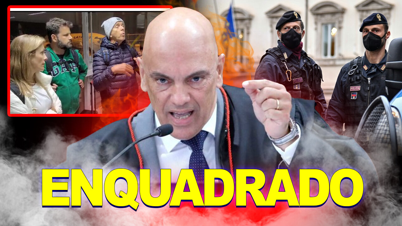 POLICIA ITALIANA enquadra versão de Alexandre de Moraes