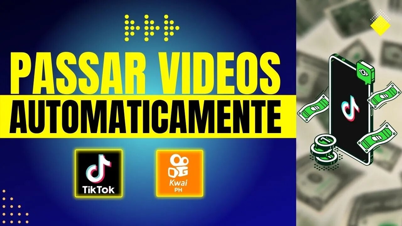 Clique Automático para Ganhar Dinheiro no TikTok ou Kwai e Outros com Auto Clicker Automático