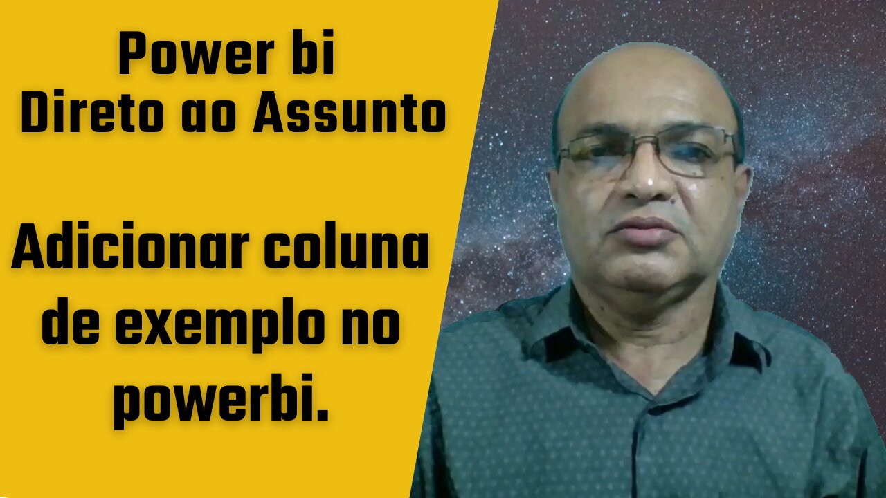 Adicionar coluna de exemplo no power bi