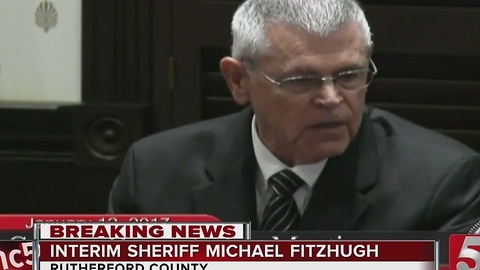 Rutherford Co. Commissioners Make Fitzhugh New Interim Sheriff