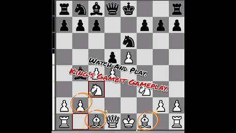 CHESS KING'S GAMBIT. HOW TO PLAY KING'S GAMBIT IN CHESS.