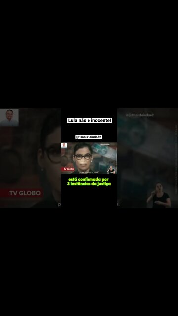 #1 Lula não é inocente e ponto! @Jair Bolsonaro tem razão e será reeleito no primeiro turno.
