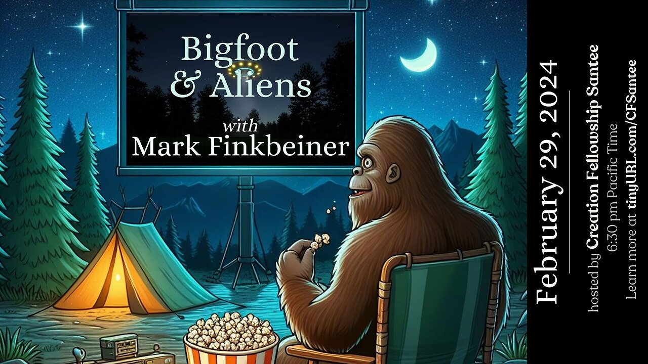 Aliens and Bigfoot by Mark Finkbeiner