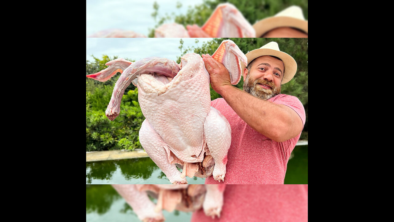 Buglama with a Huge Turkey on the Fire! Ancient Steamed Cooking in a Cauldron