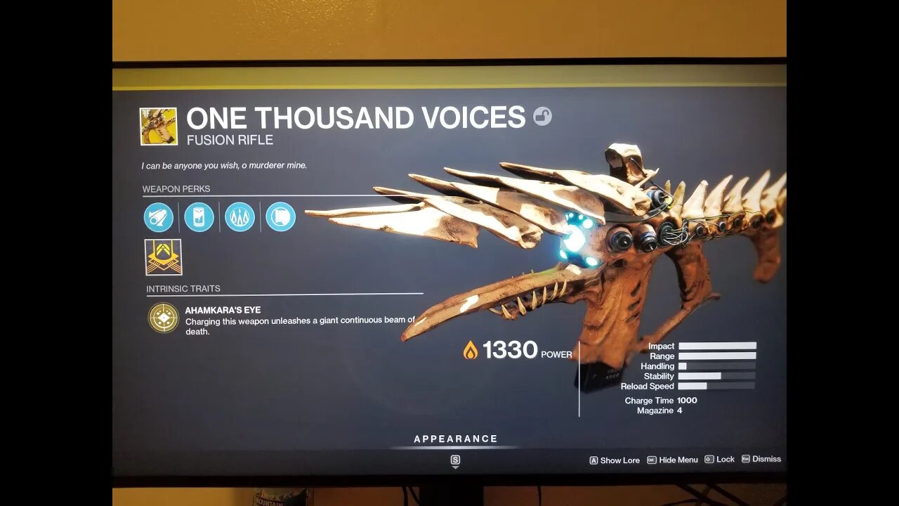 Destiny 2 One Thousand Voices Drops for 4 Raid Members