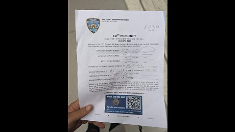 Opinion: Meeting with the NYPD 10th Precinct in the street after someone robbed me on June 27, 2023.