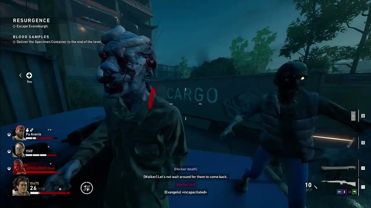 DON't play back 4 blood on veteran