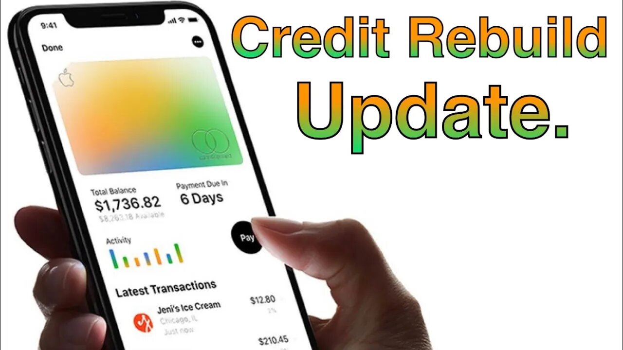 Credit Score Update. Apple Card And Real Time Credit Rebuilding Episode 2.