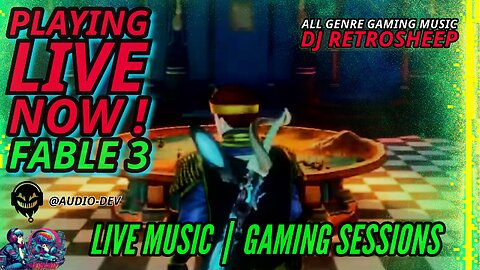 Fable 3 Full DLC Gameplay Live 24/7 | DJ Retrosheep Music & Gaming Radio Channel MixTape Wales UK TeleRadio Station Playing All Genre Rock INDIE | EDM | Dance | Hip Hop | Phonk