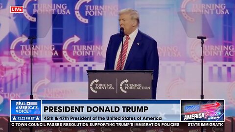 PRESIDENT TRUMP'S' FULL SPEECH AT AMERICAFEST 2024.