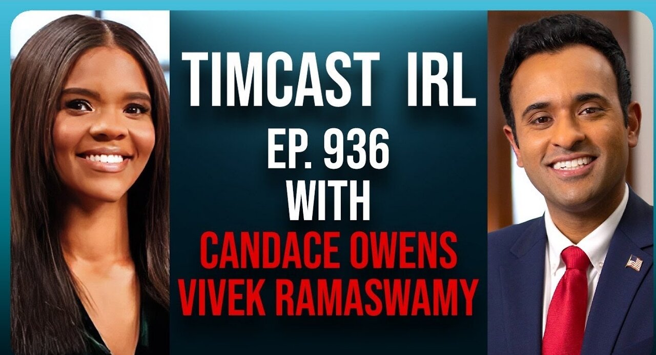 Timcast IRL Christie DROPS OUT Caught On HOT MIC Townhall w_ Vivek Ramaswamy Candace Owens