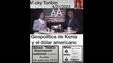 PRESIDENTE DE KENIA HABLA SOBRE LA OPERACIÓN SANDMAN Y EL DOLAR ESTAUNIDESES