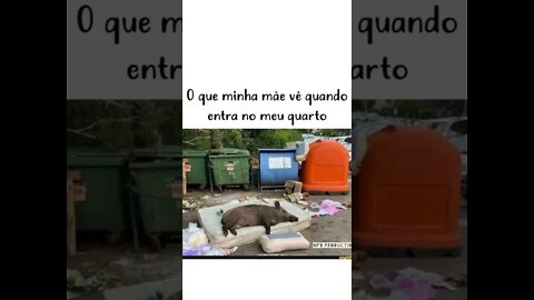 memes em imagens #16 - Minha mãe vê no meu quarto #shorts