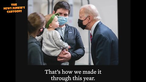 Biden: "That's how we made it through this year."