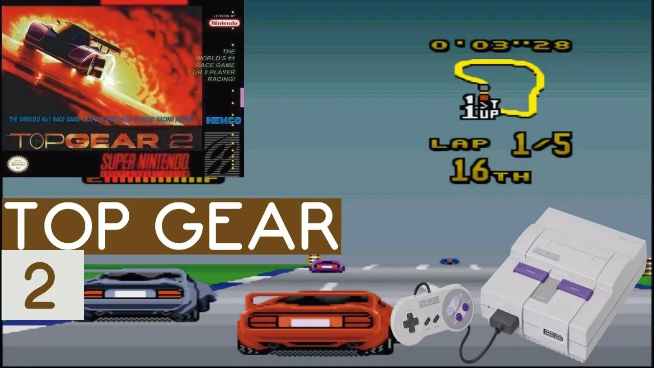 RAPIDINHA DE TOP GEAR 2 DO SUPER NINTENDO