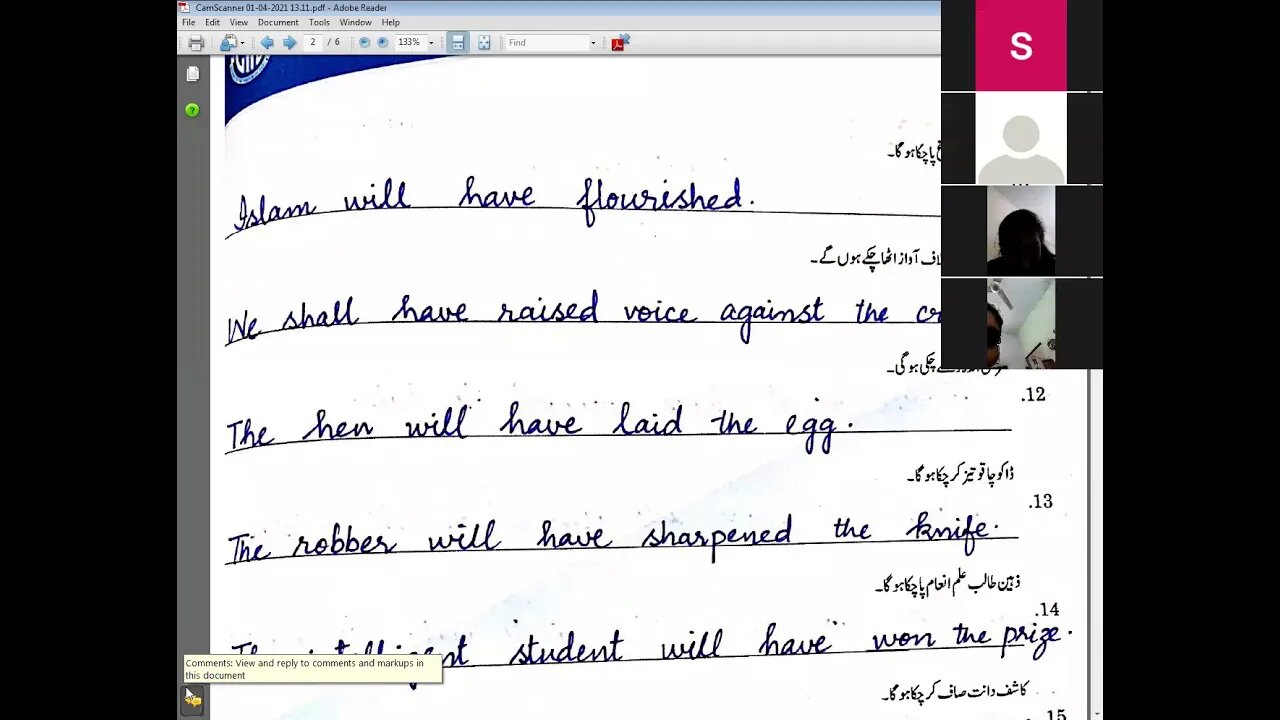 CLASS 6 ENGLISH B LECTURE 1 04012021