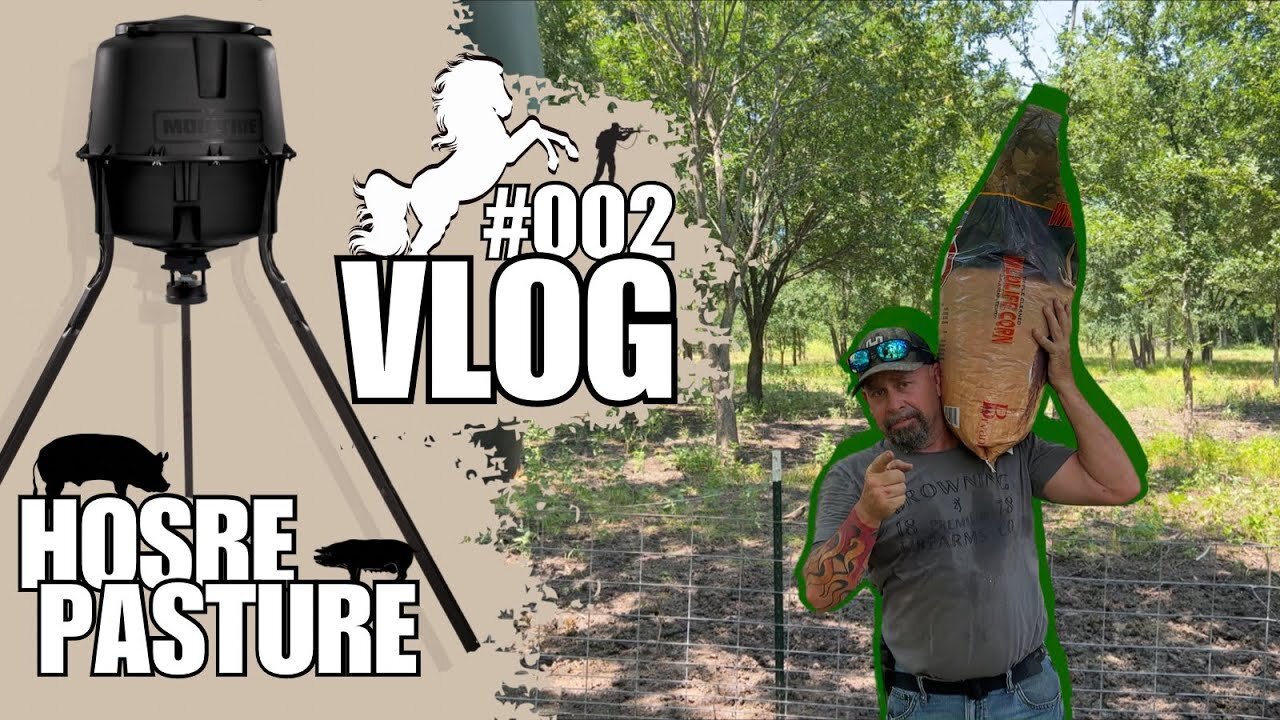 HUNTING VLOG #002 | Moving Feeder at Horse Pasture!