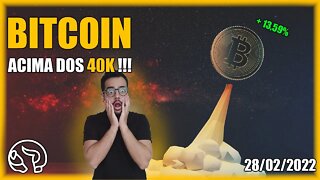 BITCOIN 42K - ENTENDA A ALTA E SAIBA O QUE FAZER! Análise BTC 28/02/2022