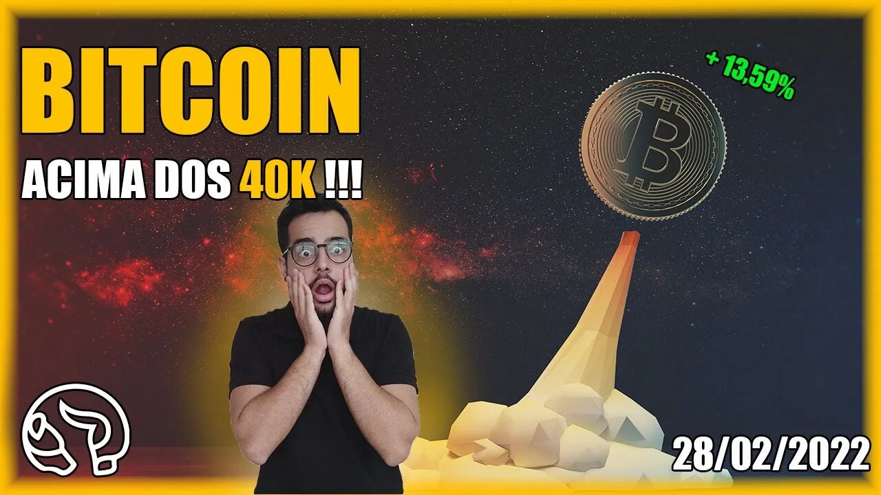 BITCOIN 42K - ENTENDA A ALTA E SAIBA O QUE FAZER! Análise BTC 28/02/2022