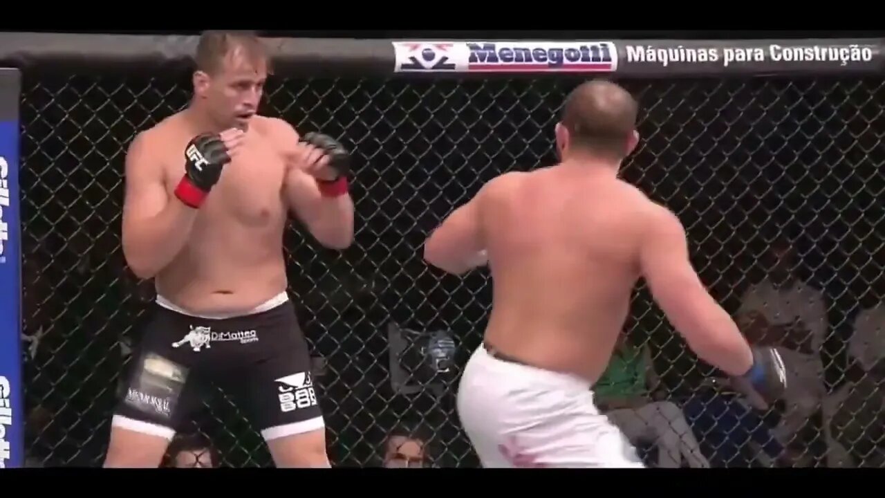 Spinning Back Kick Low Blow Illegal Strike in MMA