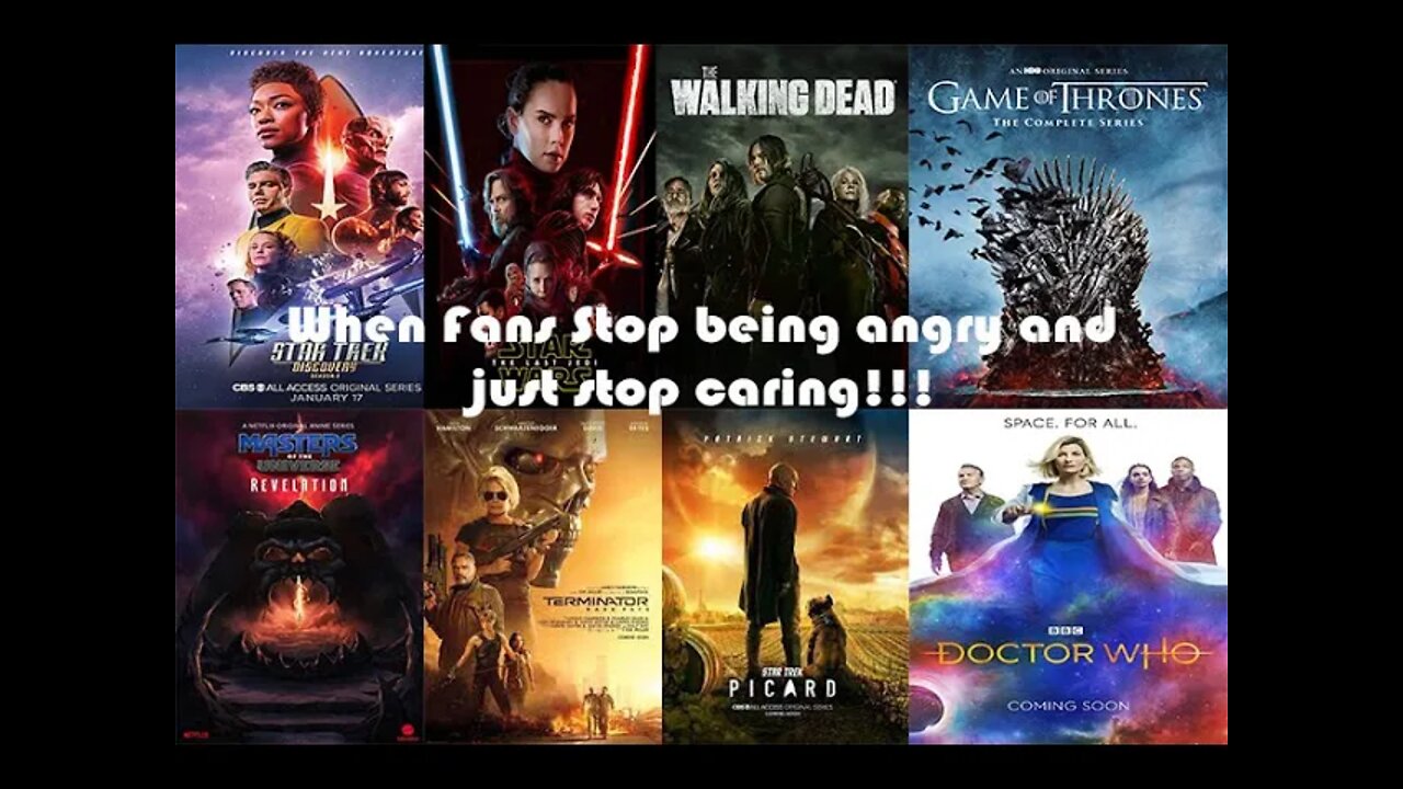 Star Trek, Star Wars, The Walking Dead, Game of Thrones hate or indifference? Rant