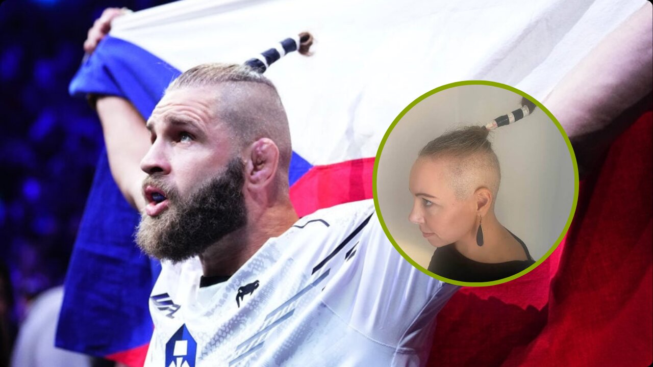"Superfan's Bold Haircut Tribute: Jiří Procházka's Iconic Look Before Battling Cancer! 💪✂️"