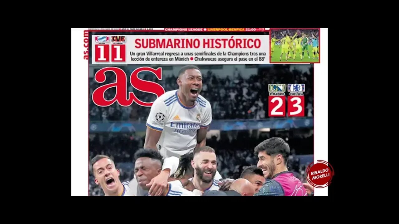 Super Villa-Real, serata da Champions League. Rassegna Stampa Sportiva ep.41 | 13.04.2022