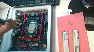 Instalando Processador E5 2650 v2 e suporte para cooler AM4 na Placa Mãe Jingsha X79M-S 3.0.