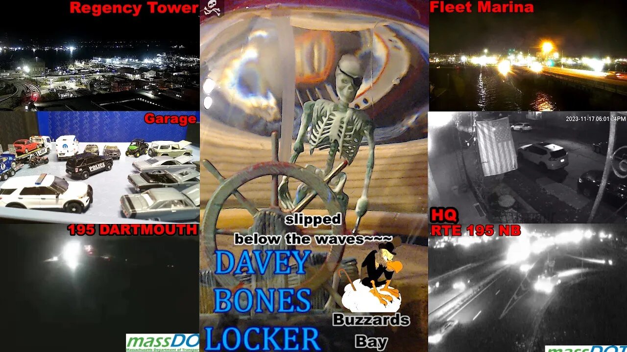 Moby City Madness: New Bedford Live cameras & scanner feat/ Pirate Davey Bones Black Firiday