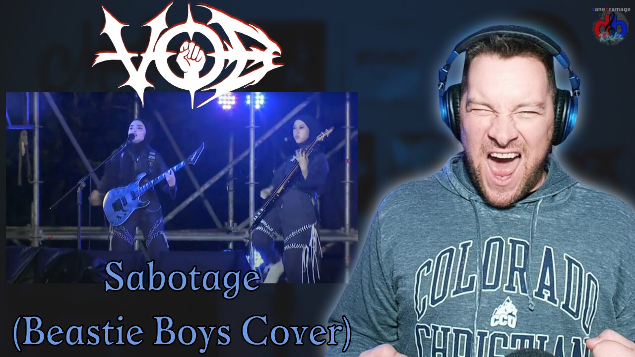 Voice of Baceprot (VOB) "Sabotage" 🇮🇩 Beastie Boys Cover LIVE | DaneBramage Rocks Reaction