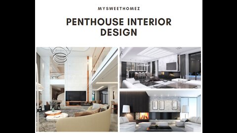 ⭐Your Dream Penthouse Interior Design⭐