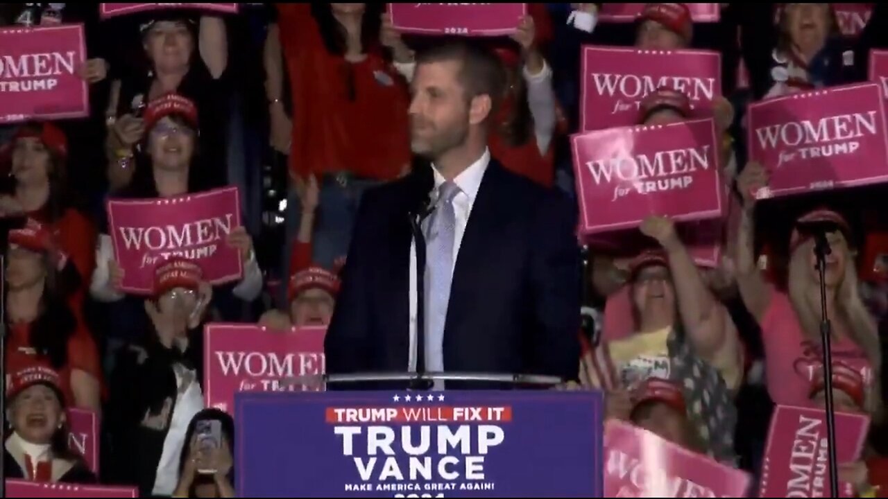 Eric Trump: Election Day Is Vindication Day