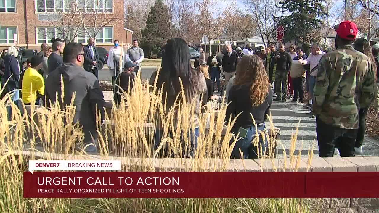 Peace rally organized in light of teen shootings