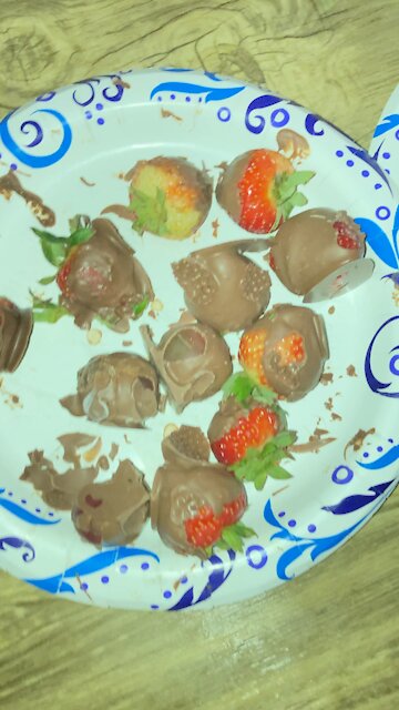 Chocolate Berries Homemade