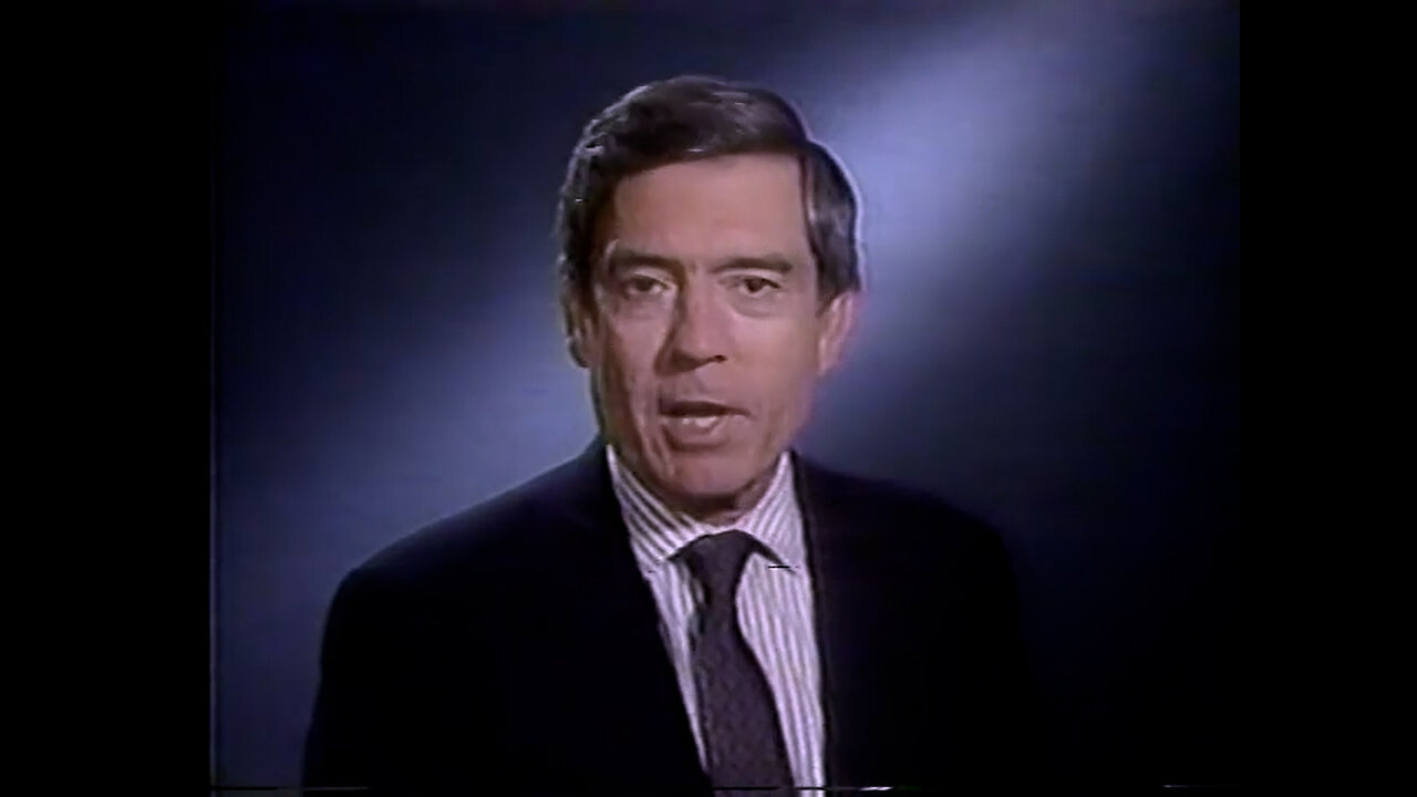 November 7, 1988 - Dan Rather Promos The Day Before the 1988 Presidential Election