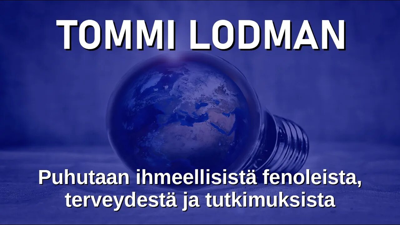 ATOMIstudio: Tommi Lodman - puhutaan ihmeellisistä fenoleista, terveydestä ja tutkimuksista. 1.2.22.