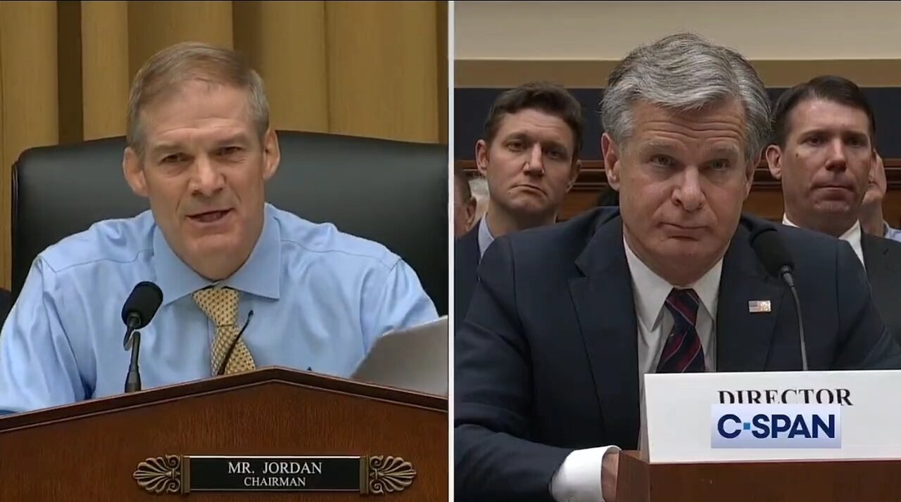 Rep Jim Jordan Corners FBI Director On Targeting Catholics