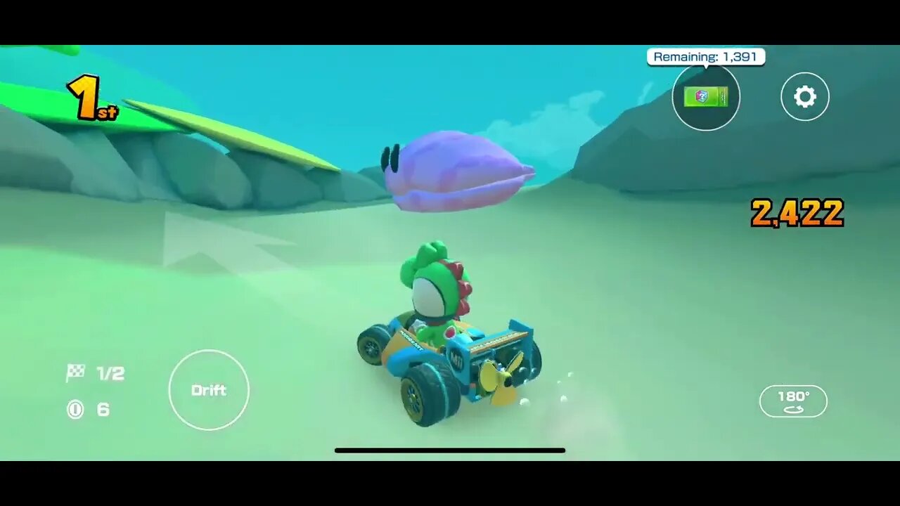 Mario Kart Tour - 3DS Cheep Cheep Lagoon Gameplay