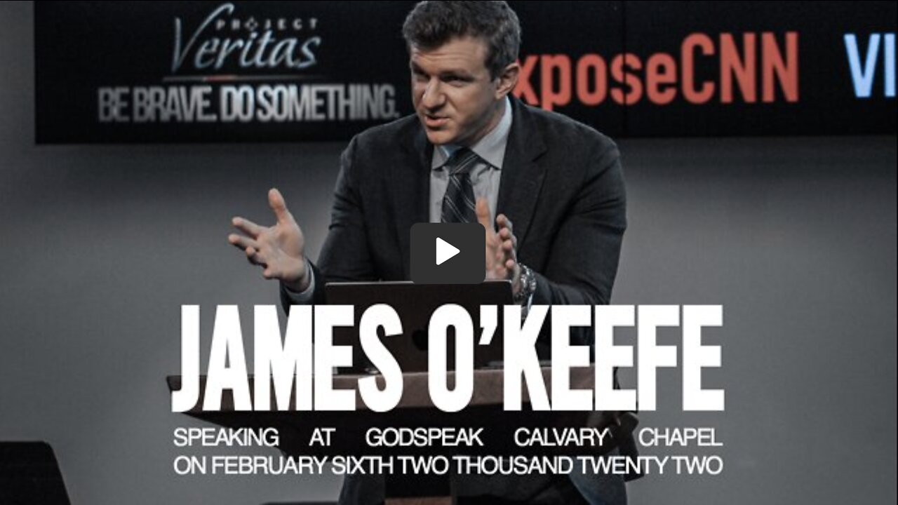 James O’Keefe is one of the most important figures in modern American journalism @ Godspeak