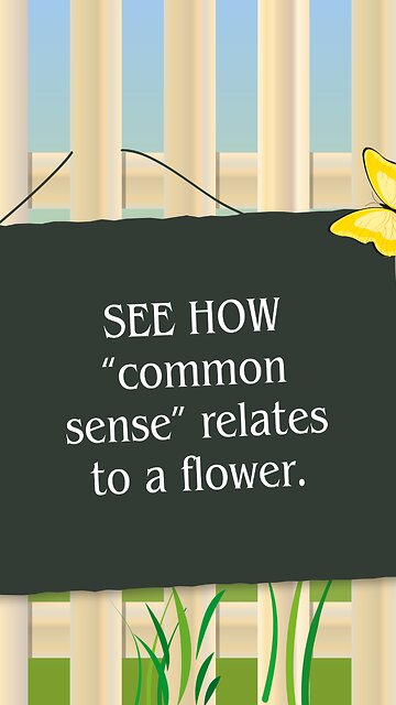 Cultivating Common Sense: Flourishing in Life's Garden