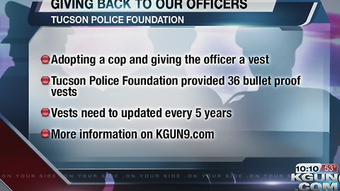 Tucson Police Foundation encouraging public for vest donations