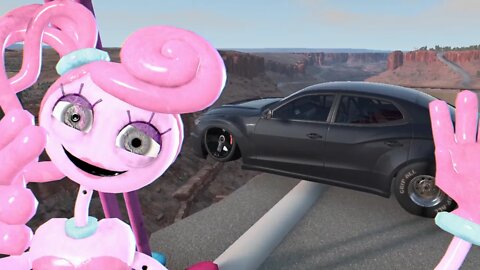 Mommy Long Legs vs Car | Poppy Playtime in BeamNG | Fatal Crash 22