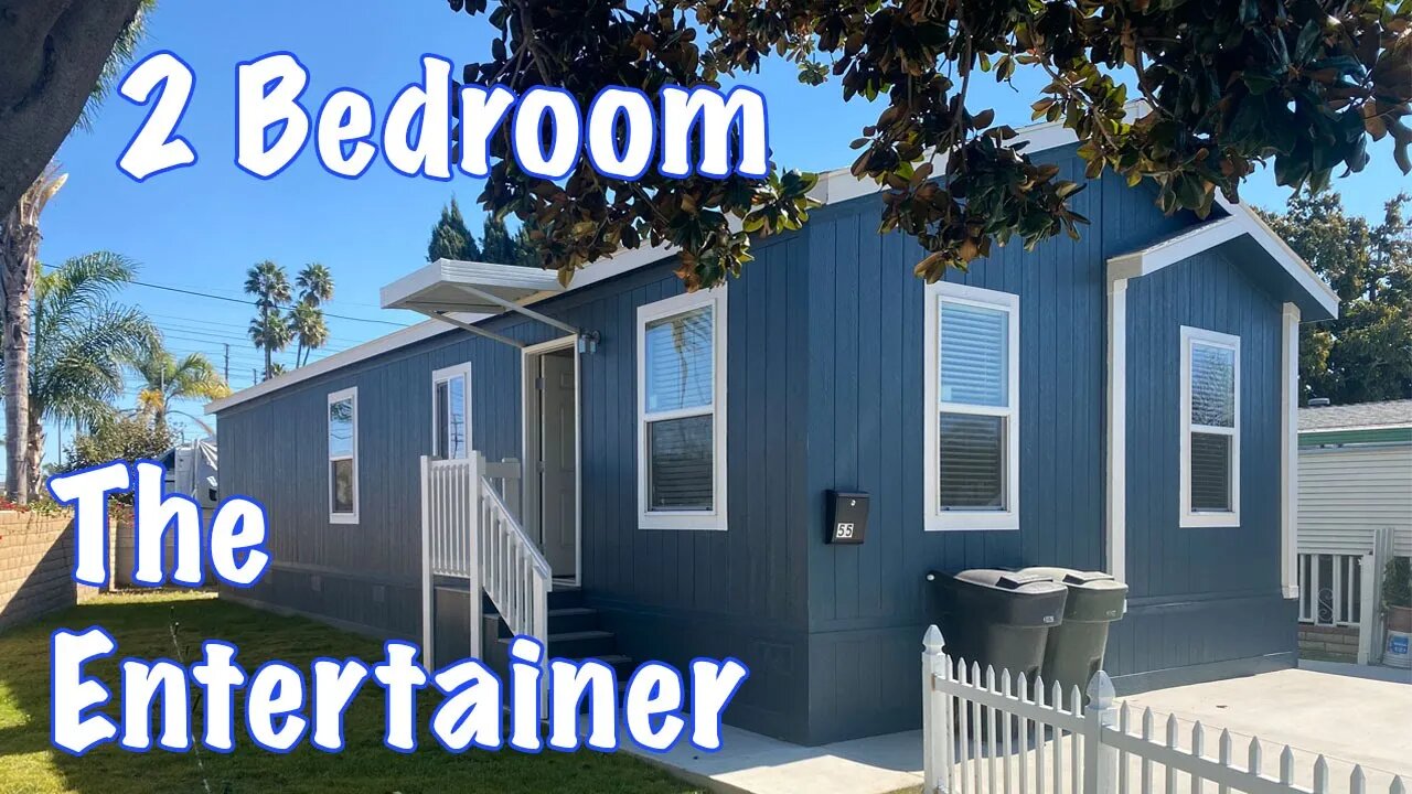 Western Skies Mobile Home Park 55. 2/2 Manufactured Homes for Sale. Near Disneyland. New Home Tour.