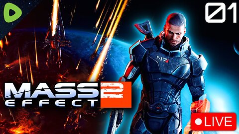 🔴LIVE - FIRST TIME Playing Mass Effect 2 - Part 1